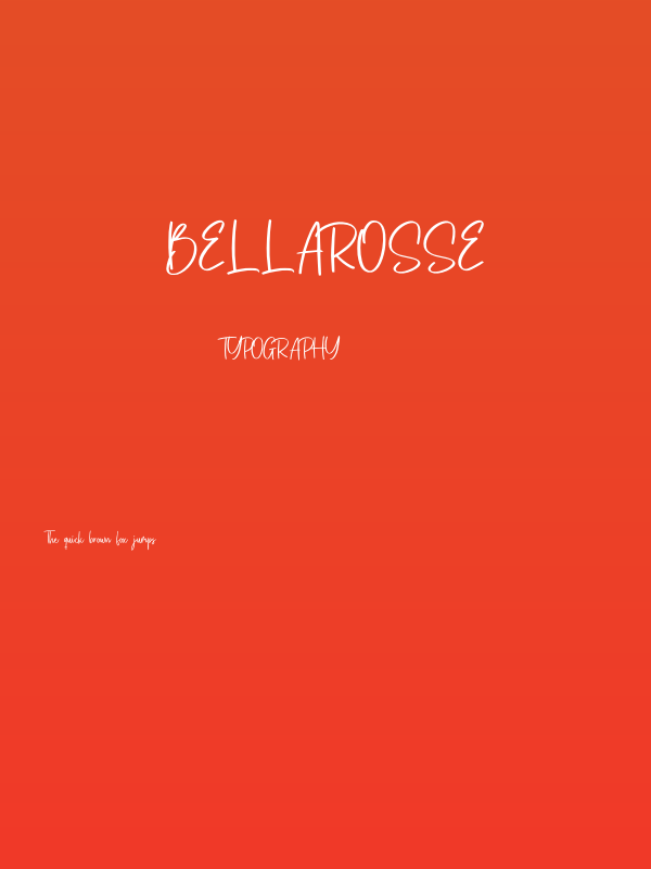 Bellarosse Poster