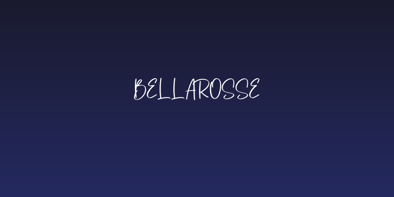 Bellarosse Social Header