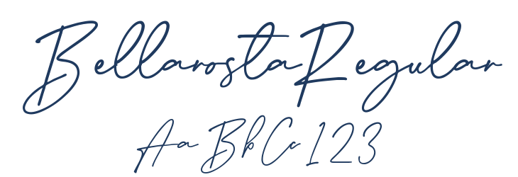 BellarostaRegular Font Preview