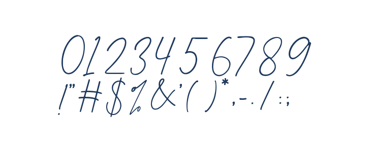 BellarostaRegular Other Characters