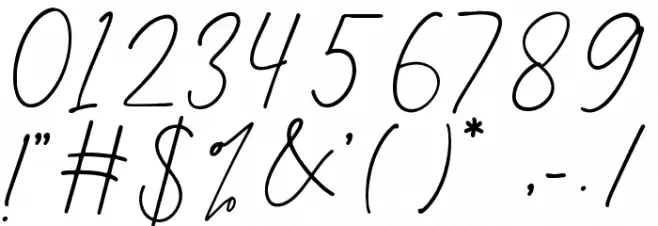 BellarostaRegular Шрифта ДРУГИЕ символов