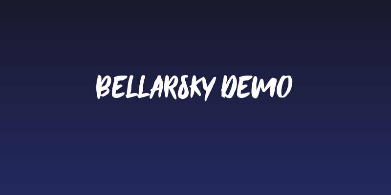 Bellarsky Demo Social Header