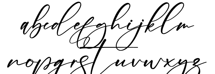 Bellastory Font LOWERCASE