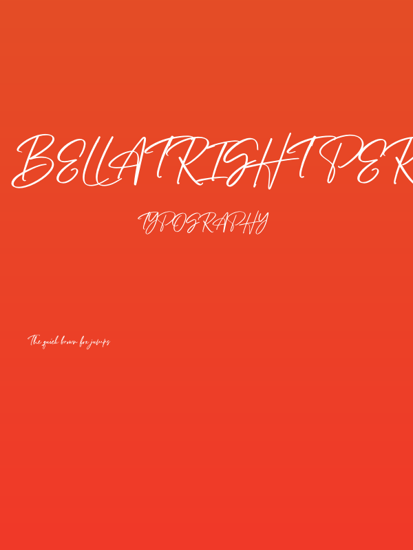 Bellatright PERSONAL USE ONLY! Poster