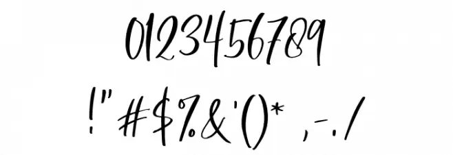 BellatroneDEMO Font OTHER CHARS