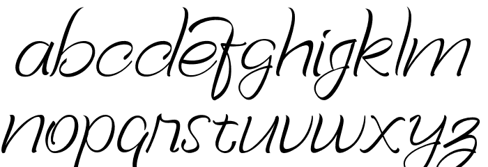 Bellaviesta Font LOWERCASE