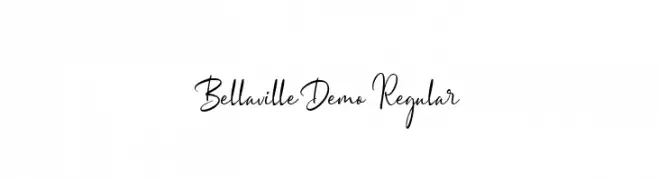 Bellaville Demo Regular  font caratteri gratis