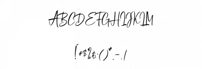 Bellaville Demo Regular Font OTHER CHARS