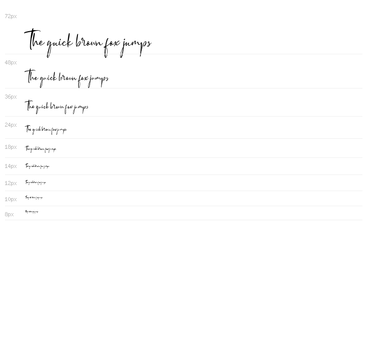 Bellaville Demo Regular Waterfall