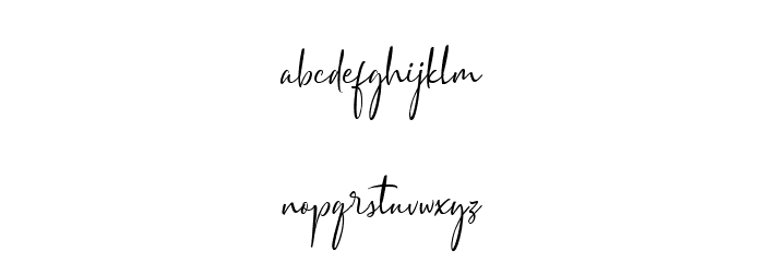 Bellaville Demo Regular Font LOWERCASE