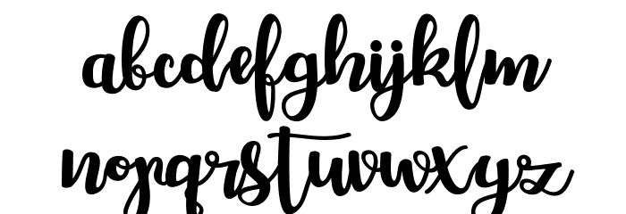 Bellco Font LOWERCASE