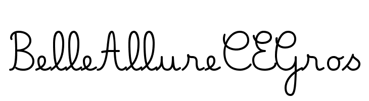 Belle Allure CE Gros Fonte