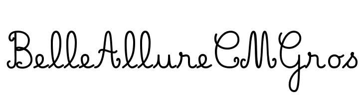 Belle Allure CM Gros Fonte