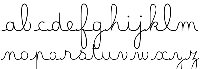 Belle Allure CM Moyen Demo Font LOWERCASE