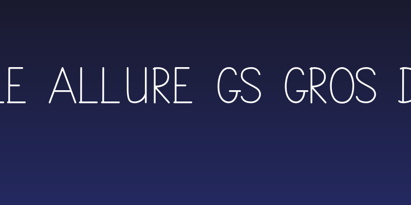 Belle Allure GS Gros Demo Social Header