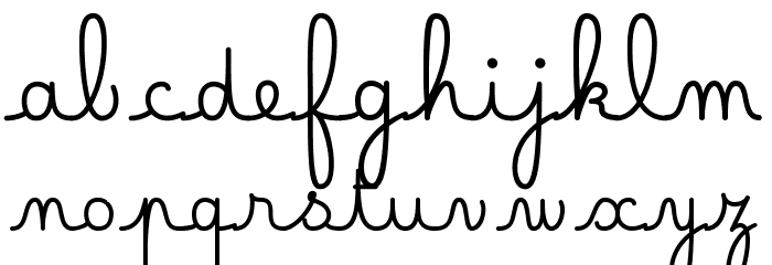 Belle Allure GS Gros Demo Font LOWERCASE