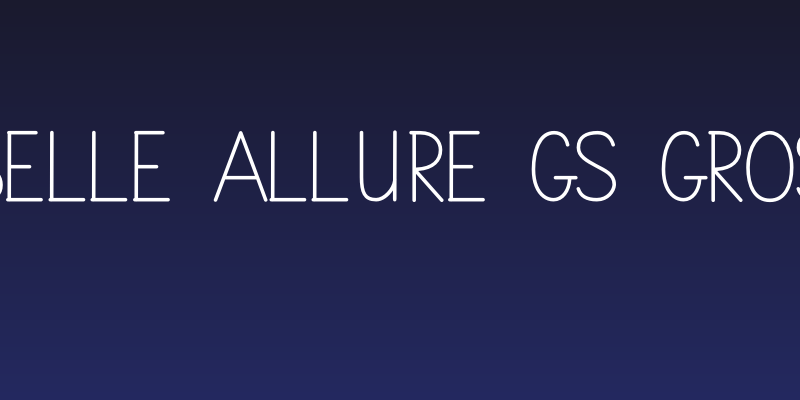 Belle Allure GS Gros Social Header