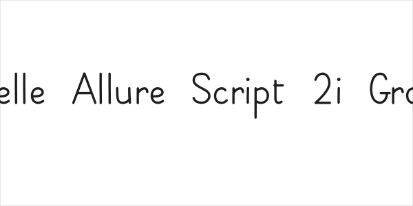 Belle Allure Script 2i Gros Logo