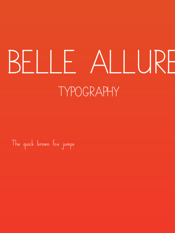 Belle Allure Script 3i Gros Poster