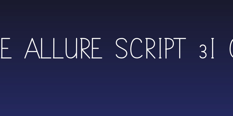 Belle Allure Script 3i Gros Social Header