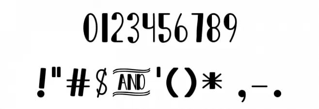 Belle Bold Caratteri ALTRI CARATTERI