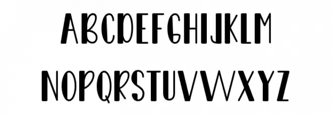 Belle Bold Caratteri MINUSCOLO