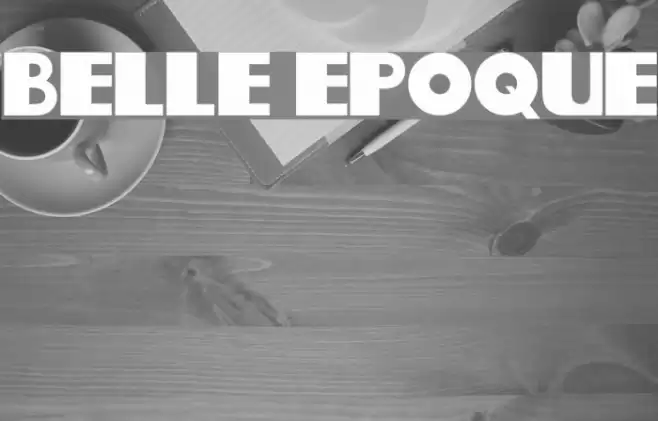 Belle Epoque Font examples