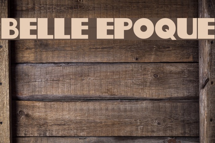 Belle Epoque Example 3