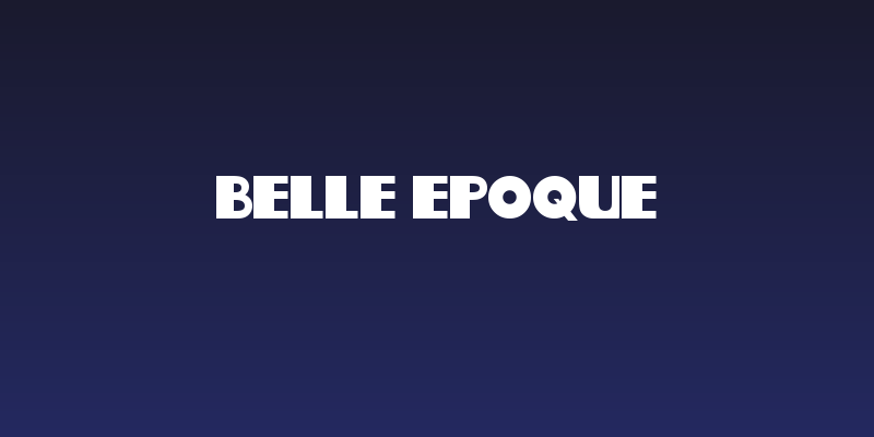 Belle Epoque Social Header