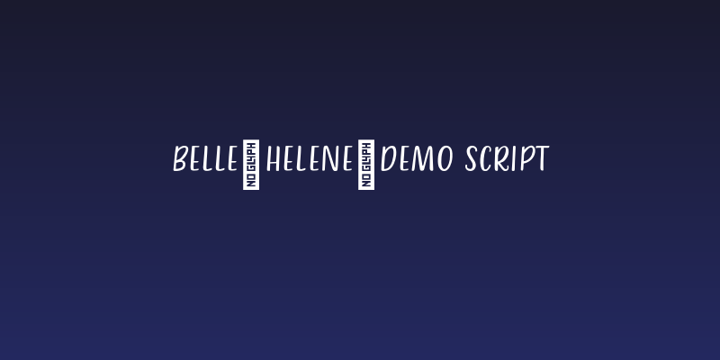 Belle-Helene-DEMO Script Social Header