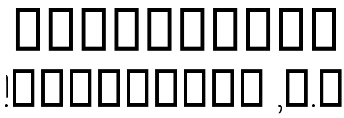 Belle-West Font OTHER CHARS