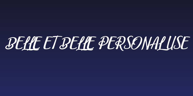 Belle et Belle Personal Use Social Header