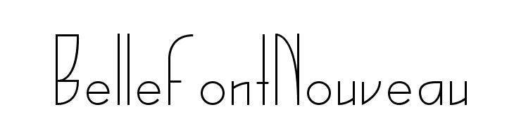 BelleFontNouveau Font