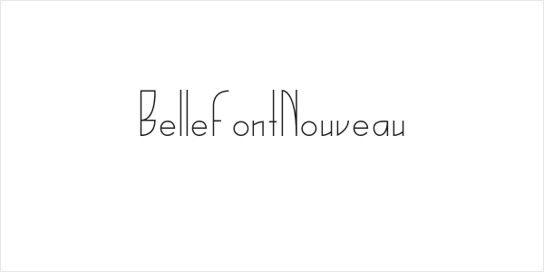 BelleFontNouveau Logo