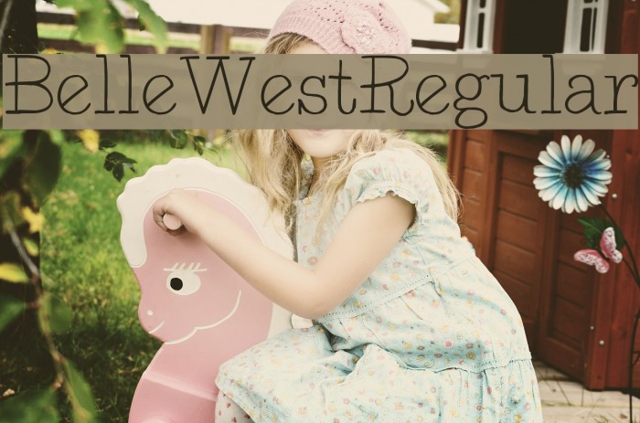 BelleWest-Regular Example 1