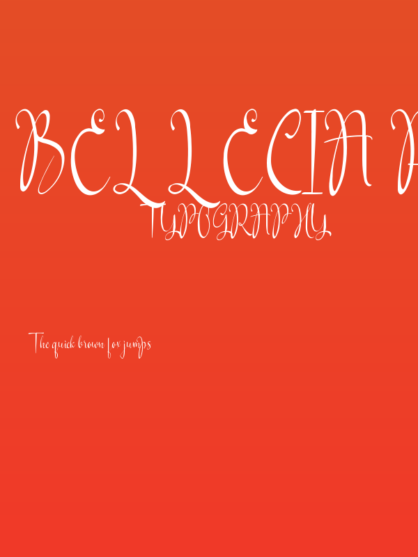 Bellecia Felipe Demo Poster