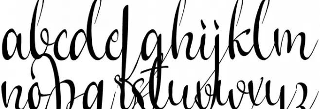 Bellecia Felipe Demo خط أحرف صغيرة