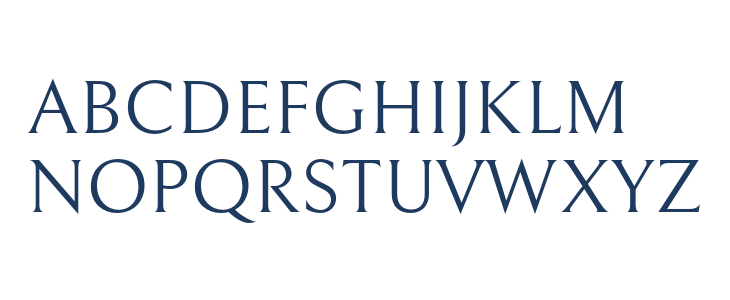 Bellefair Regular1 Uppercase