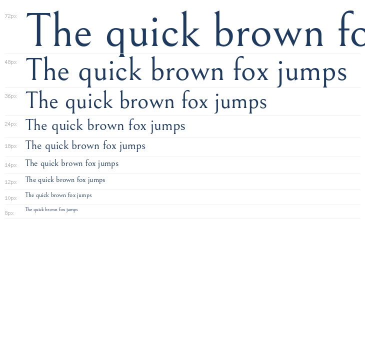 Bellefair Regular1 Waterfall