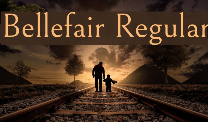 Bellefair Regular Font examples