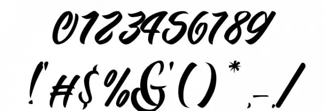 Bellerin Regular Font OTHER CHARS