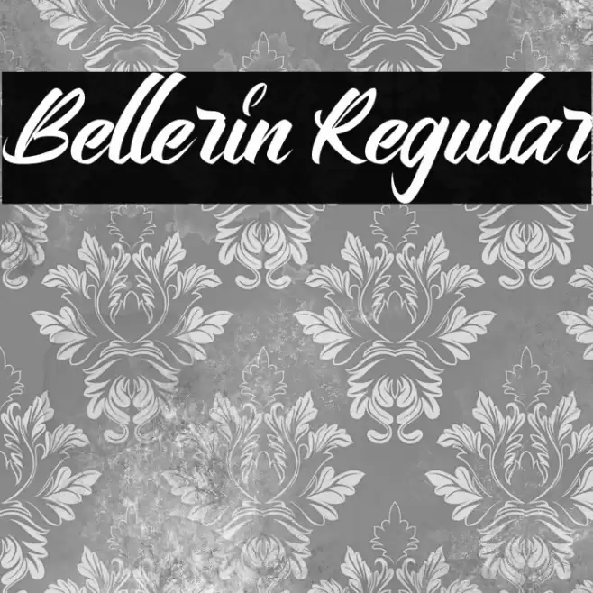 Bellerin Regular Font examples