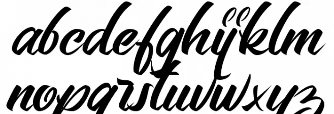 Bellerin Regular फ़ॉन्ट लोअरकेस