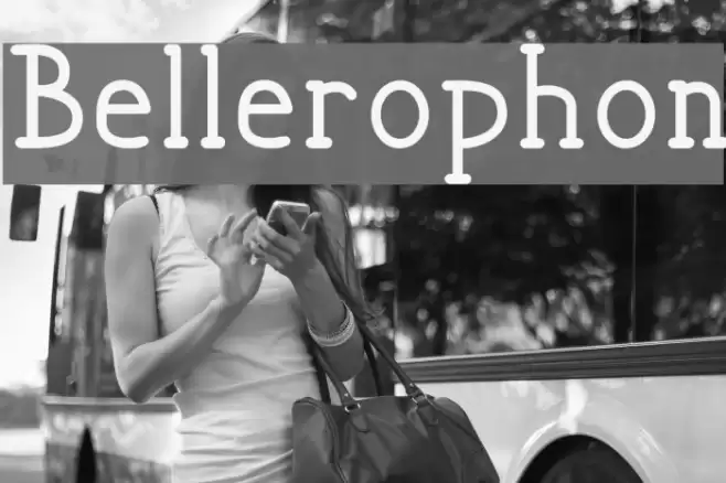 Bellerophon Font examples