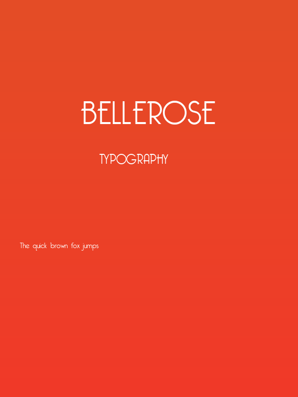 Bellerose Poster