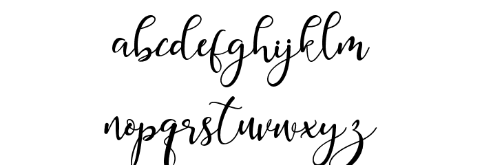 Bellesa Bellesa Font LOWERCASE