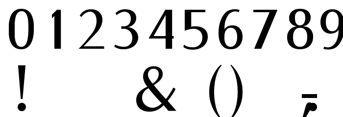 Bellet Regular Font OTHER CHARS