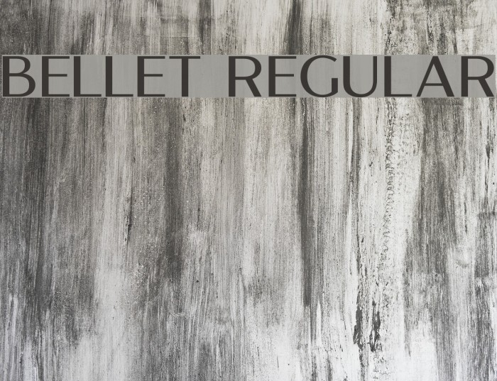 Bellet Regular Example 2