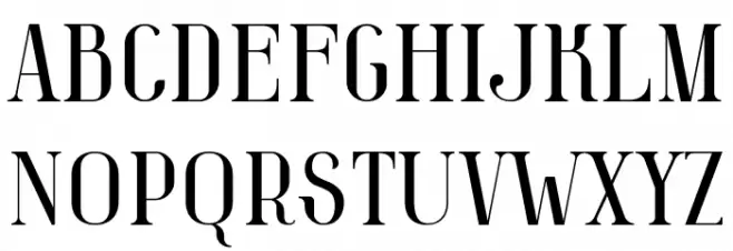 Belleview 字体 大写