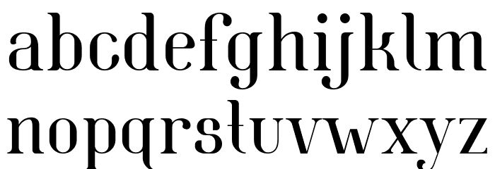 Belleview Font LOWERCASE